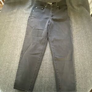 Levi’s Silver Tab‎ Jeans Womens Size 30X27 Black Mom Jean